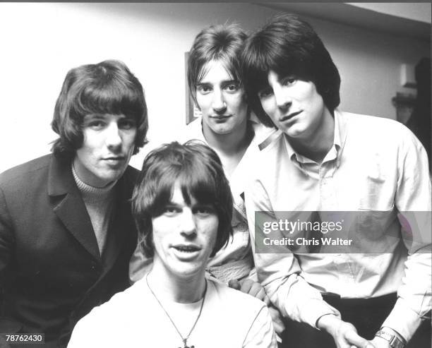 Jeff Beck Group, 1967: Aynsley Dunbar, Jeff Beck, Rod Stewart and Ron Wood