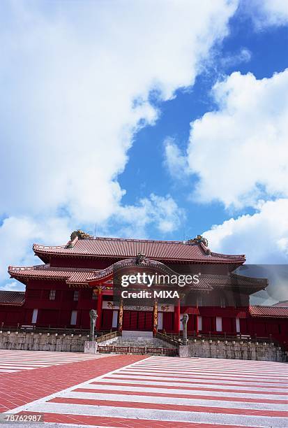 shuri castle park, okinawa prefecture, japan - shuri castle stock pictures, royalty-free photos & images