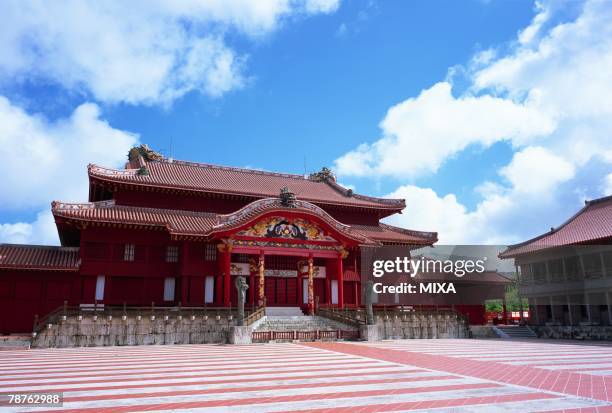 shuri castle park, okinawa prefecture, japan - shuri castle stock pictures, royalty-free photos & images