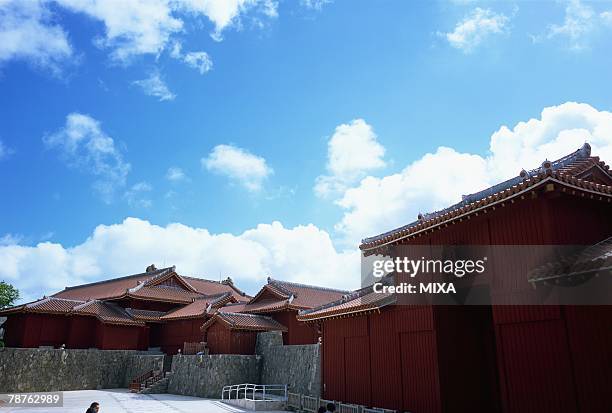 shuri castle park, okinawa prefecture, japan - shuri castle 個照片及圖片檔