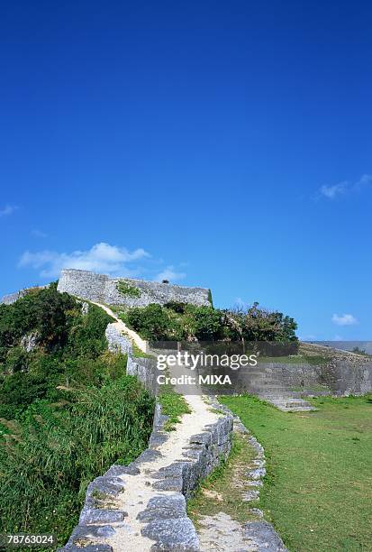 katsuren gusuku castle ruins, okinawa prefecture, japan - 廃墟　日本 ストックフォトと画像