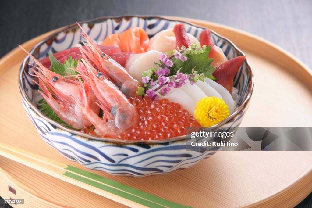 Seafood in bowl