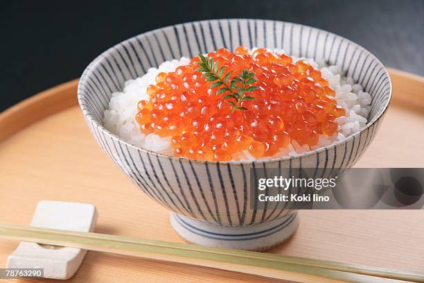 Fish Roe On Rice Salmon Roe Photos and Premium High Res Pictures - Getty Images