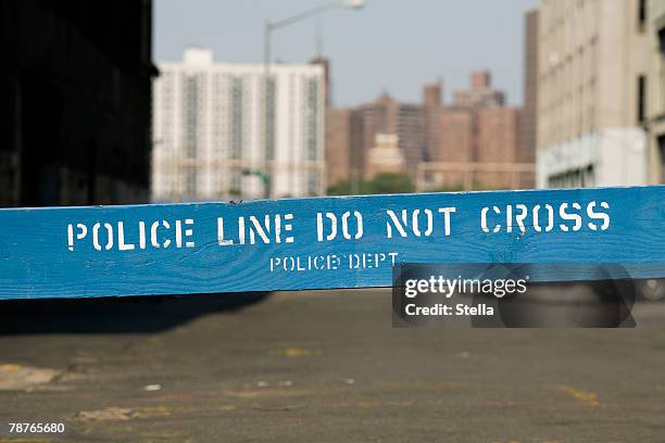 a police cordon - barricade stock pictures, royalty-free photos & images