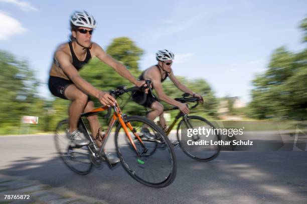 Cyclists High-Res Stock Photo