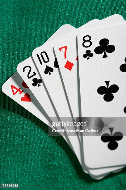 playing cards - hand i kortspel bildbanksfoton och bilder