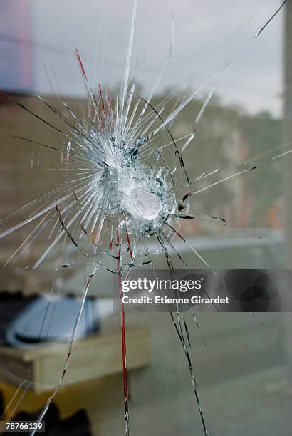 A Broken Window High-Res Stock Photo