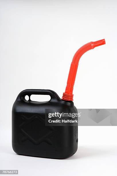 a plastic gas can - gas can stock pictures, royalty-free photos & images