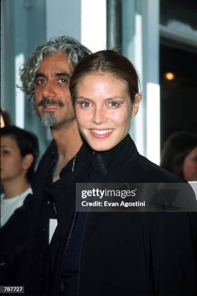 Heidi Klum attends the Kids For Kids AIDS Benefit April 25, 1999 in New York City. The event organized by Elizabeth Glaser includes a carnival and...