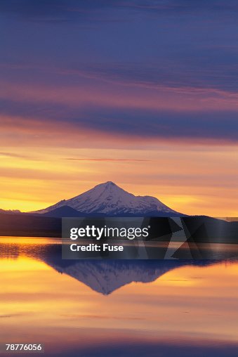 Mountain Reflected in Lake Mountain Reflected in Lake