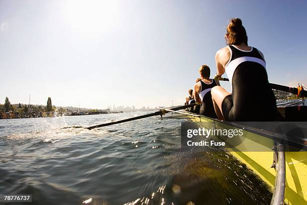 boat race - rowing stock-fotos und bilder