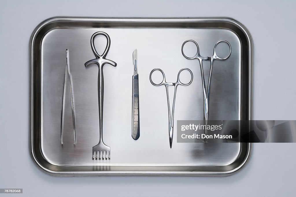 Surgical Tray and Instruments