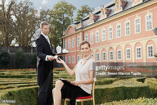 Butler Tea Ritual 59 Butler Serving Tea Stock Photos, High-Res Pictures, and Images ...