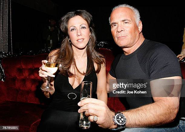 Amy Fisher and husband Lou Bellera attend the "Amy Fisher: Caught on Tape" release party held at Retox club on January 4, 2008 in New York City.