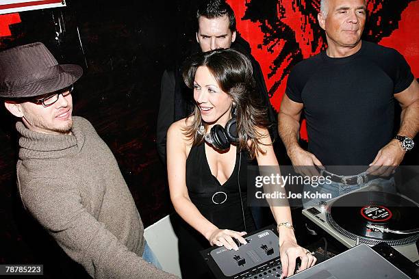 Amy Fisher DJ's with husband Lou Bellera at the "Amy Fisher: Caught on Tape" Release Party held at Retox club on January 4, 2008 in New York City