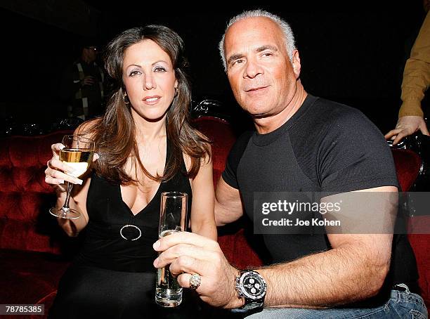 Amy Fisher and husband Lou Bellera attend the "Amy Fisher: Caught on Tape" release party held at Retox club on January 4, 2008 in New York City.