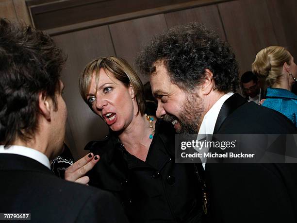 Director Joe Wright, actress Allison Janney and producer Edward Zwick attends the 2008 Palm Springs International Film Festival Award Gala after...