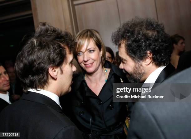 Director Joe Wright, actress Allison Janney and producer Edward Zwick attends the 2008 Palm Springs International Film Festival Award Gala after...