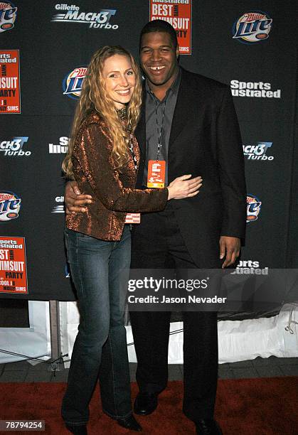 Michael Strahan and wife Jean Strahan