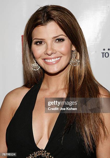 Actress Ali Landry attends "A Salute To Our troops" ceremony hosted by Microsoft Corporation and the United Service Organizations at The Rainbow Room...