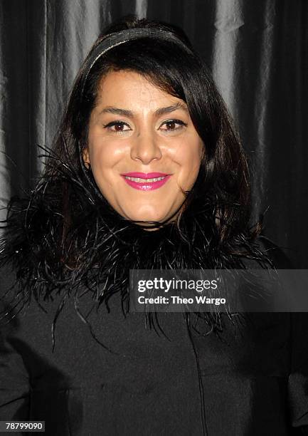 Writer/director Marjane Satrapi attends the 2007 New York Film Critic's Circle Awards at Spotlight on January 6, 2008 in New York City.