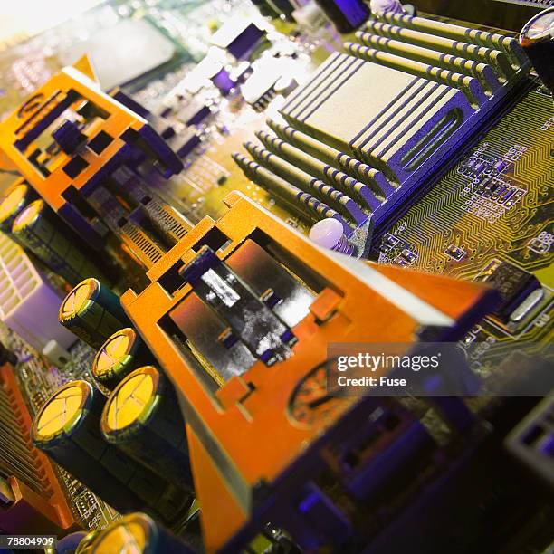 chipset on motherboard - chipset photos et images de collection