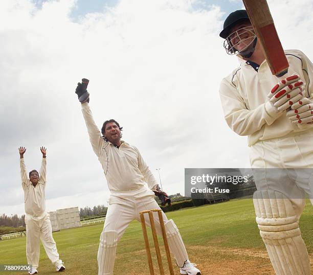 cricket team celebrating - cricket uniform stock pictures, royalty-free photos & images