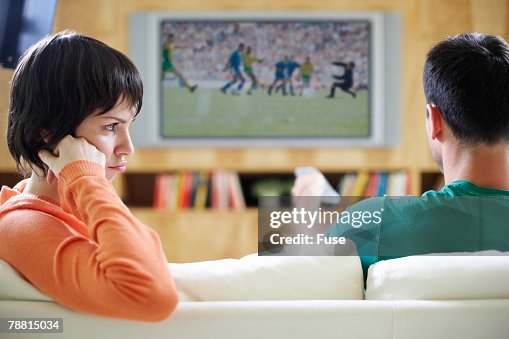 Couple Watching TV Couple Watching TV