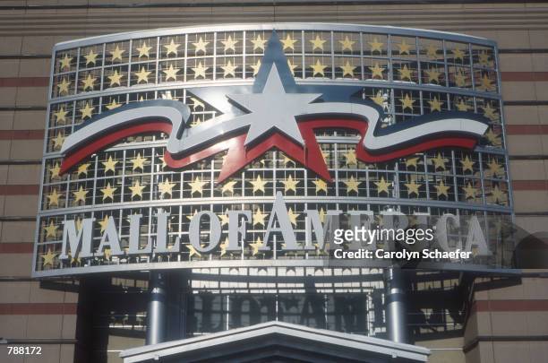 The entrance to the Mall of America June, 1999 in Minneapolis, MN. The mall is the largest in America and attracts over 43 million people per year...