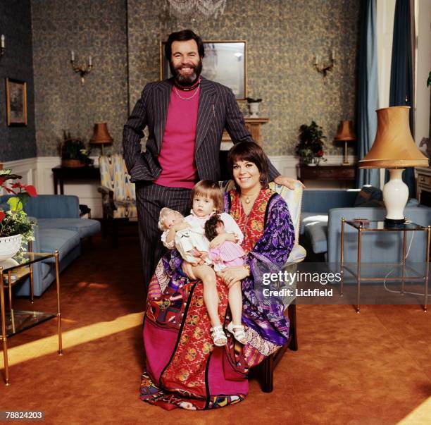 American film and television actor Robert Wagner, his wife American film actress Natalie Wood, with her daughter Natasha Gregson on 29th January...