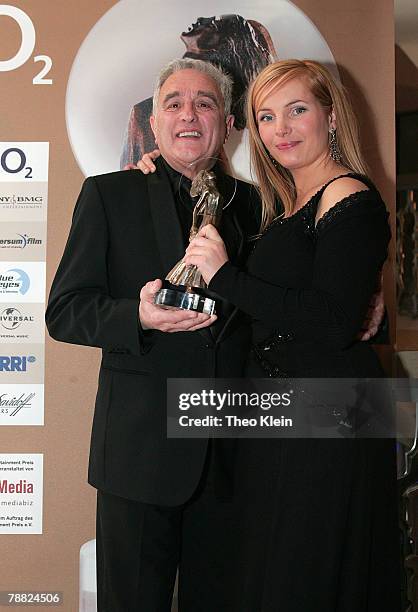 Michael Degen , Nadja Uhl attend the ceremony of the Diva Award Deutsches Theater on January 25, 2007 in Munich, Germany.