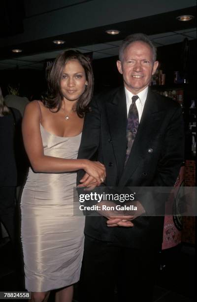 Jennifer Lopez and father David Lopez