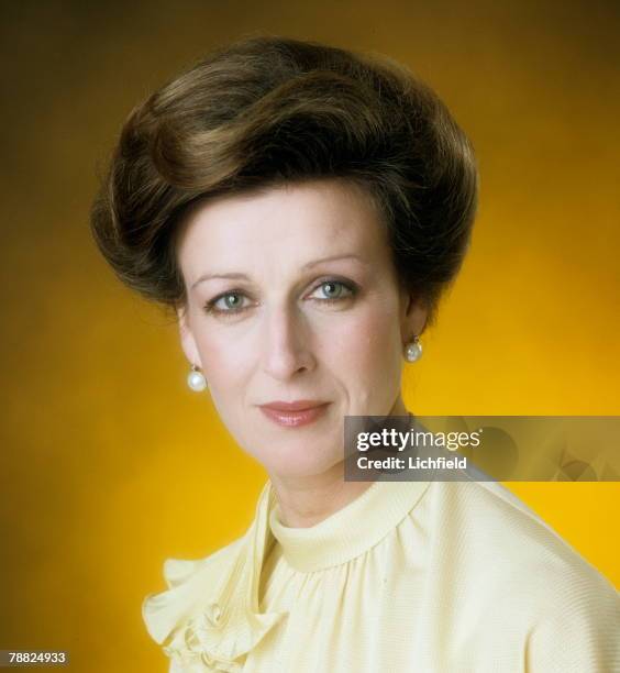 Princess Alexandra photographed in the Studio on 1st July 1974. .