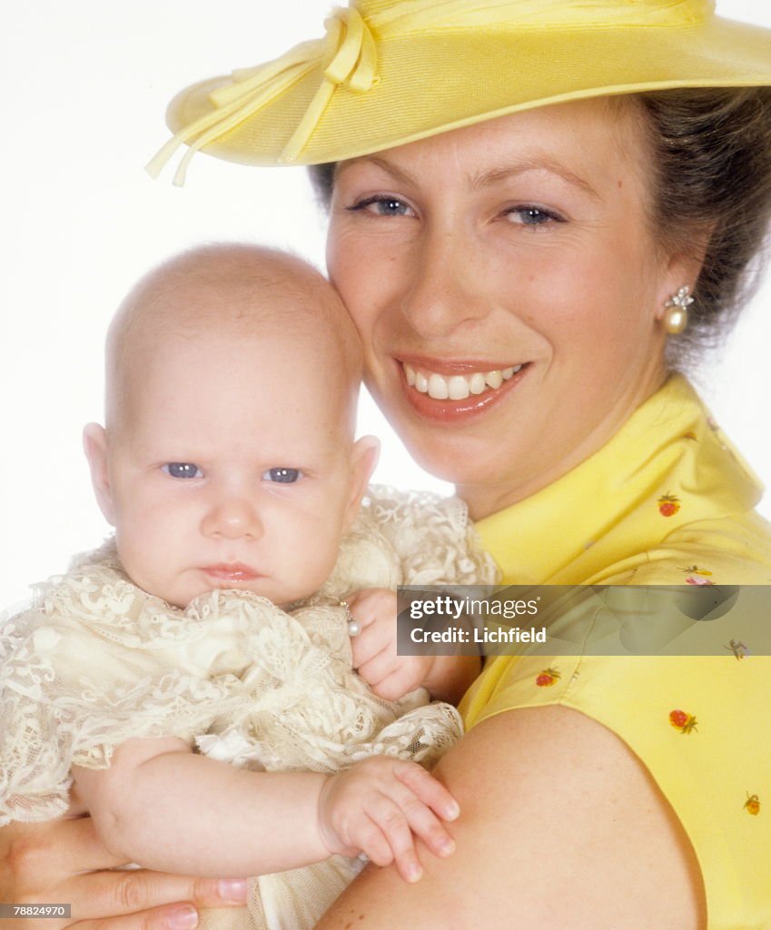 Princess Anne & Zara Phillips Christening