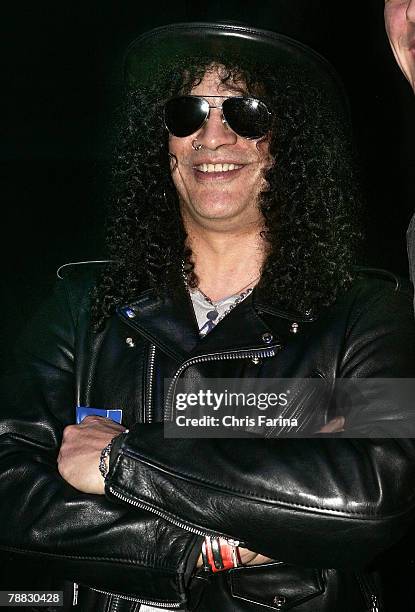 Slash of Guns N'Roses, Velvet Revolver at the Spectroniq 3-D CES Party at The Joint at the Hard Rock Hotel & Casino on January 7, 2007 in Las...