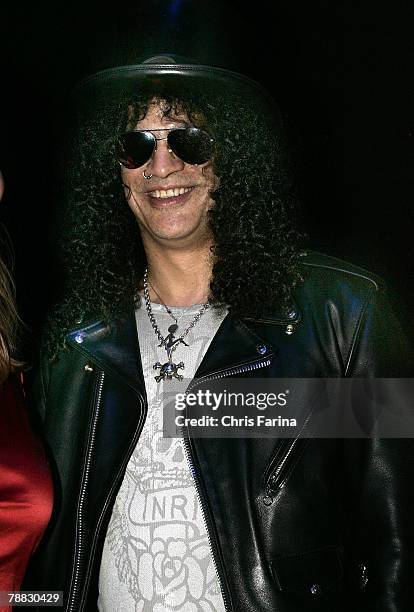 Slash of Guns N'Roses, Velvet Revolver at the Spectroniq 3-D CES Party at The Joint at the Hard Rock Hotel & Casino on January 7, 2007 in Las...