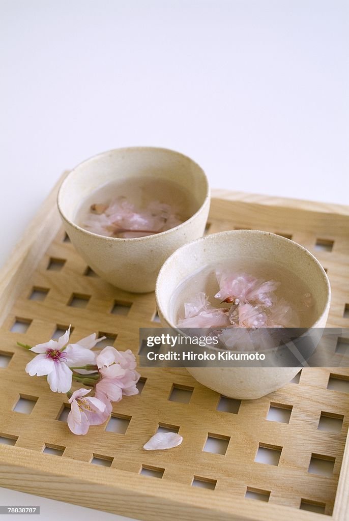 Cherry blossom tea