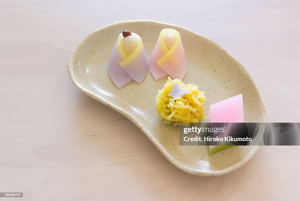 Japanese sweets for hinamatsuri