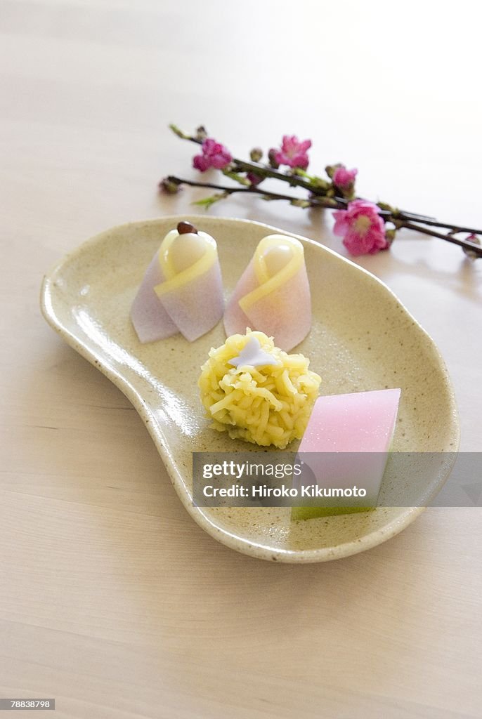 Japanese sweets for hinamatsuri