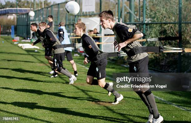 Jurica Vranjes in action during the Training Camp of Werder Bremen at the Rixos Hotel on January 9, 2008 in Belek, Turkey.