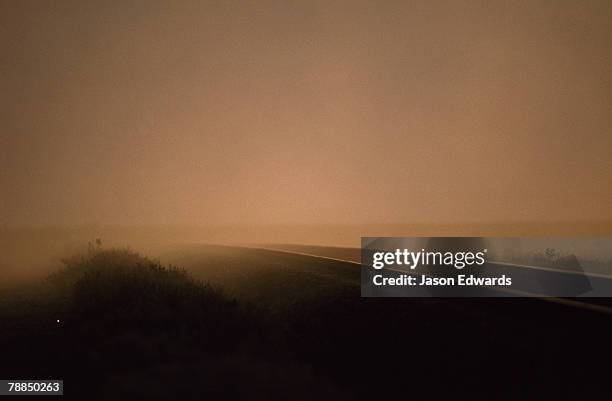 nullabor plain, south australia. - dust storm stock pictures, royalty-free photos & images