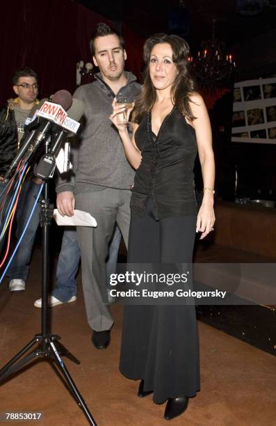 Retox Club Owner John Englebert Jr. And Amy Fisher Discuss The Sex Tape "Amy Fisher: Caught on Tape" in New York City on January 4, 2007