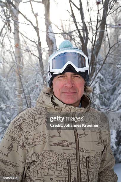 Jake Burton poses for a photo on January 16, 2007 on Stowe Mountain, Stowe,Vermont.