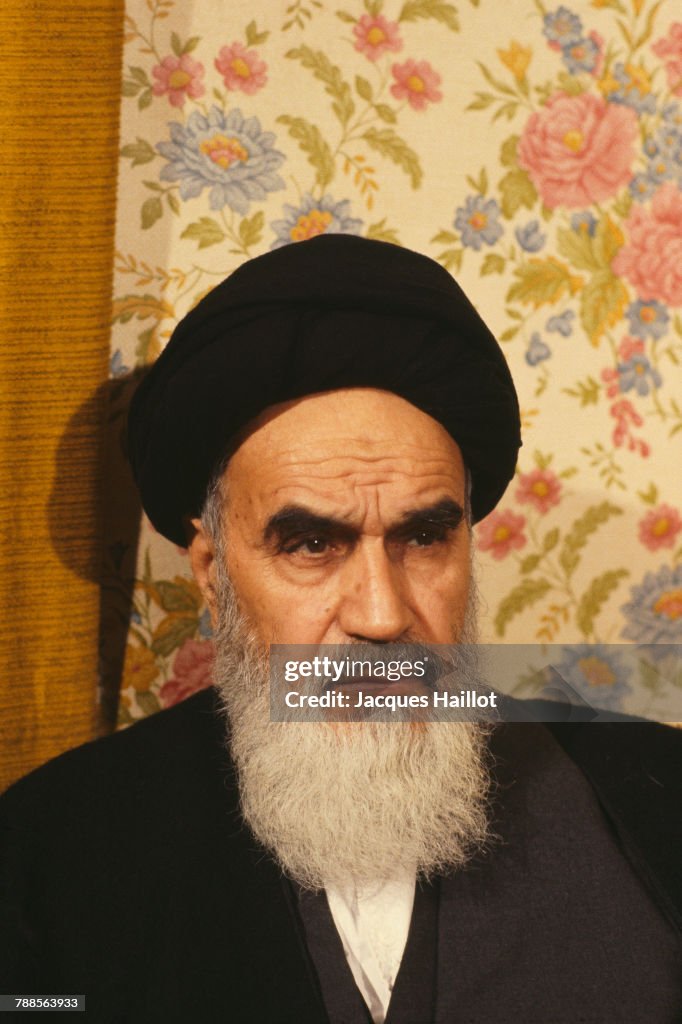 Ayotollah Khomeini Exiled in France