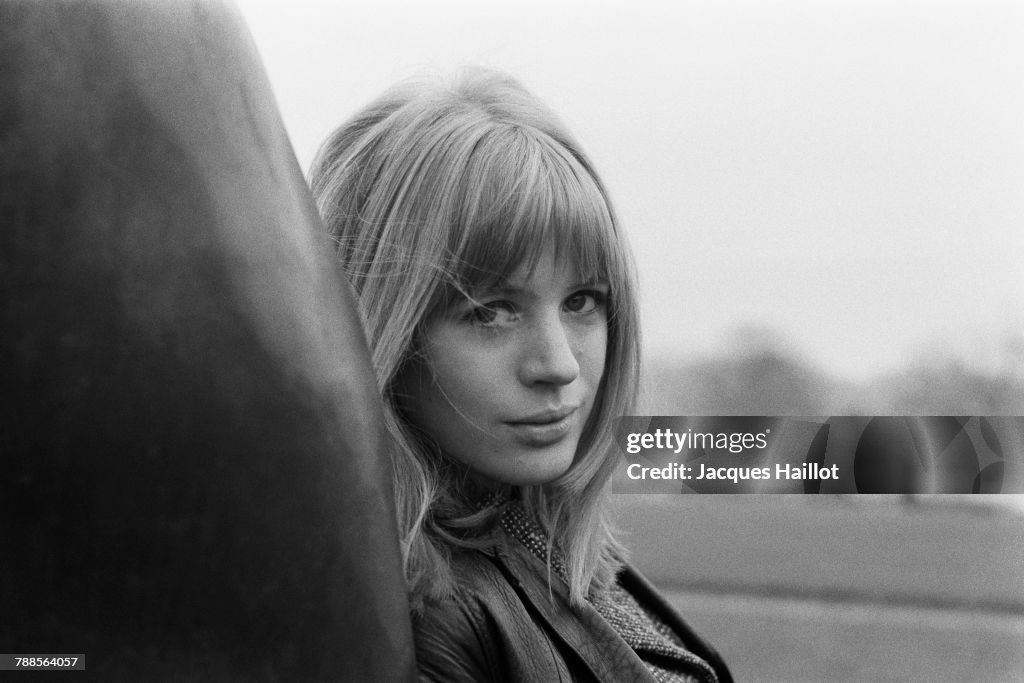 British singer Marianne Faithfull