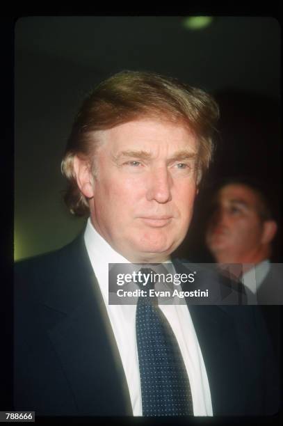 Donald Trump attends the Baldwin Cancer Benefit October 8, 1999 in New York City. The Carol M. Baldwin Breast Cancer Research Fund, Inc., supports...