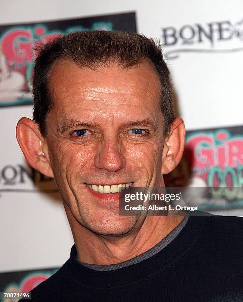 Actor Ezra Buzzington arrives at the World Premiere of "Pink Eye" at The Silent Theatre on January 8, 2008 in Los Angeles, California.