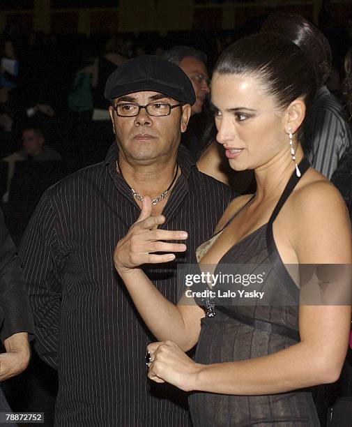 Eduardo Cruz and Penelope Cruz