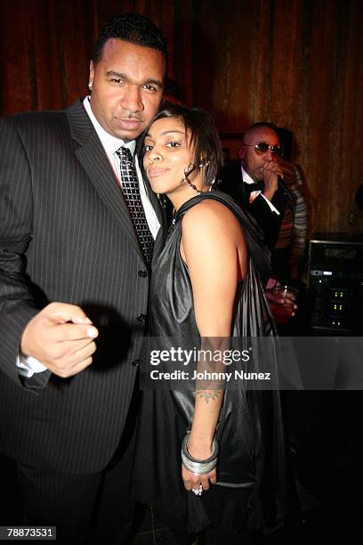 Suss.One and Cheri Dennis attends DJ Clue's Birthday Ball January 9, 2008 New York City, New York.