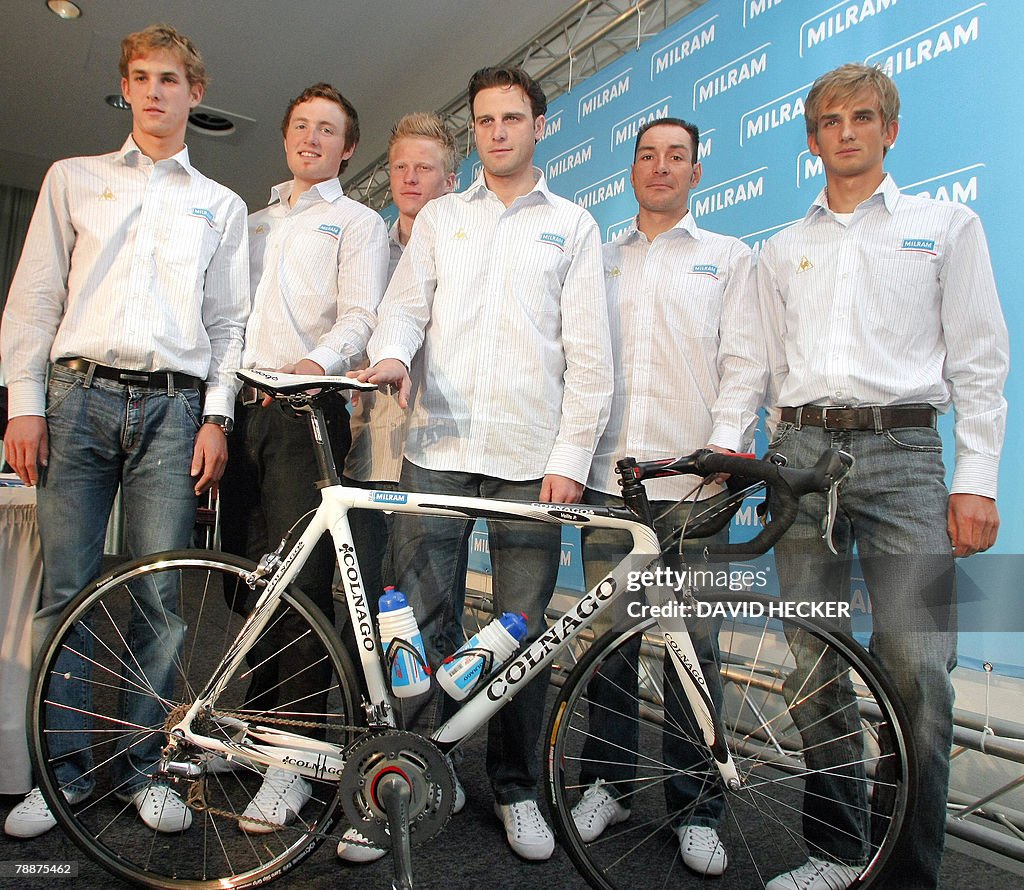 Milram cyclists Martin Velits (Slovakia)